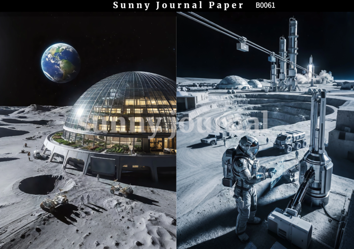 B0061-Second Planet, Outer Space, Cosmic Immigration Paper A5 paper 10pcs no repeat