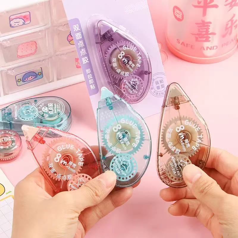 High Viscosity Dot Glue Transparent Double-Sided Tape Large Capacity for Scrapbooking