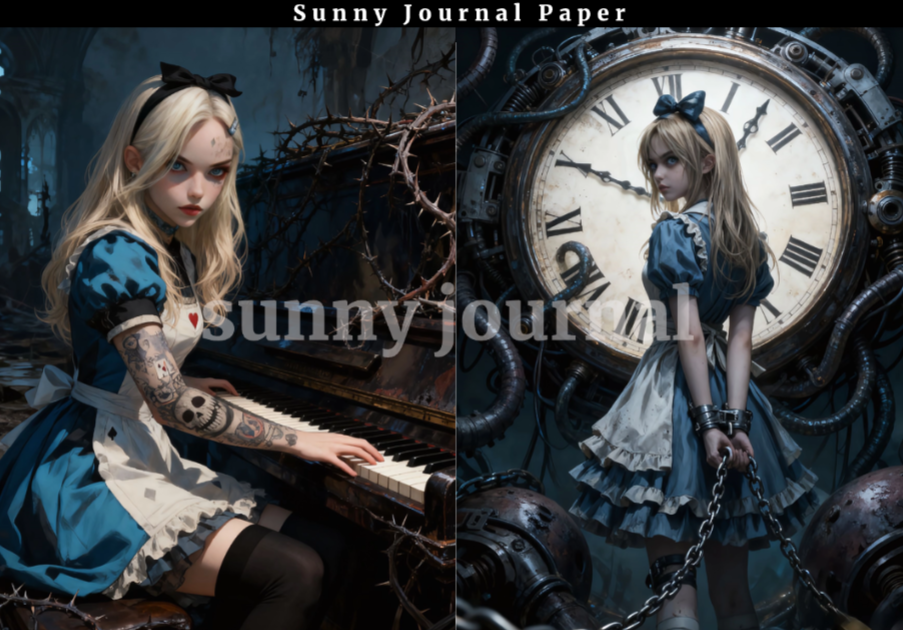 B0041- Killer of Alice 10pcs A5 paper no repeat
