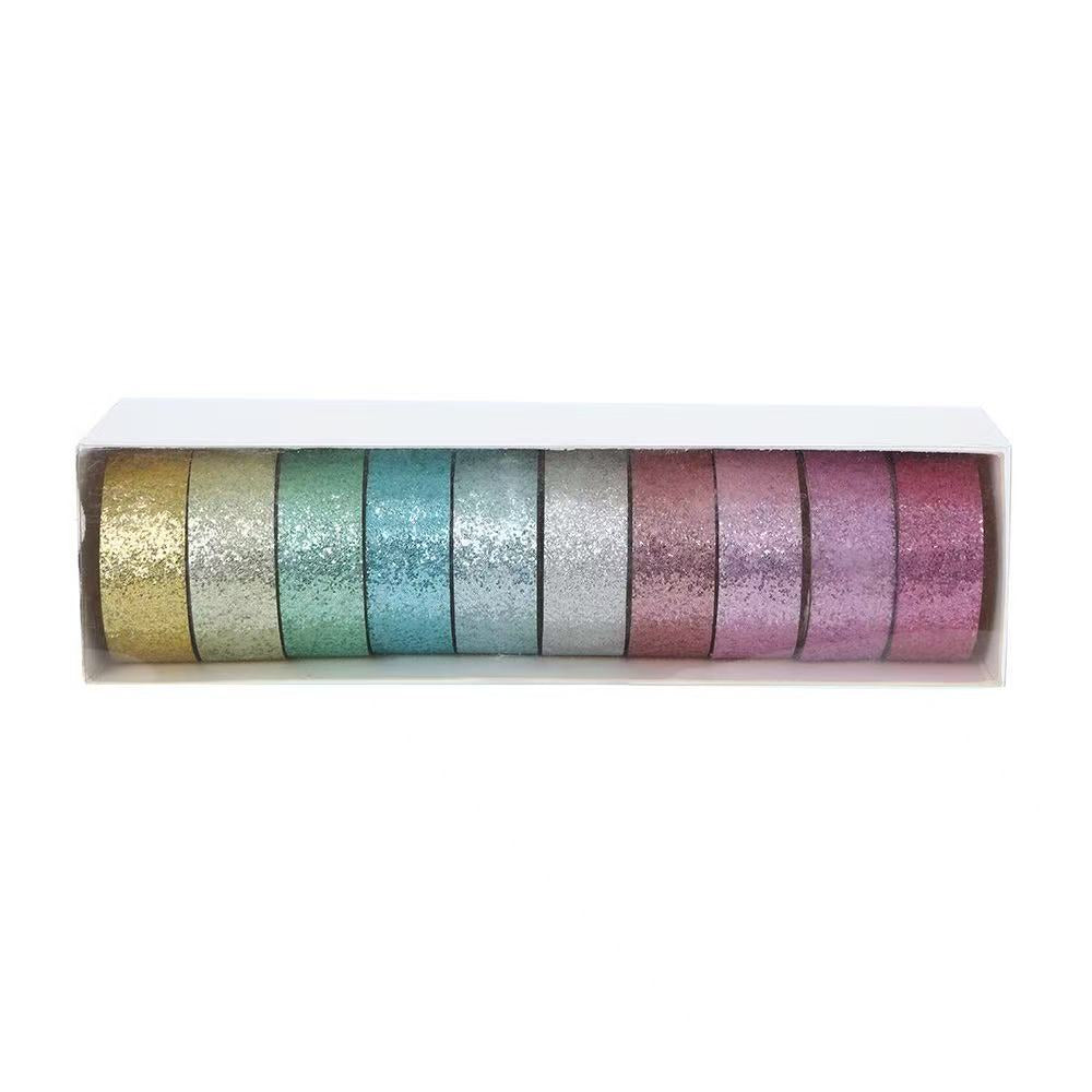 Washi Tape Set Colorful Glitter 6 rolls/10rolls/12rolls