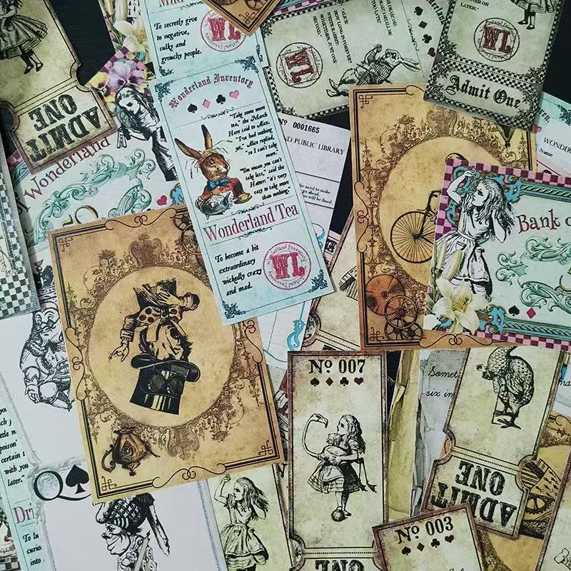 Alice in Wonderland Sticker Pack 7 designs