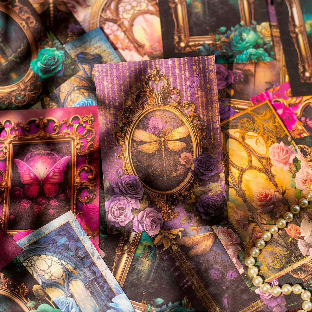 Baroque Dream Series, Vintage Journal Paper 32 Sheets