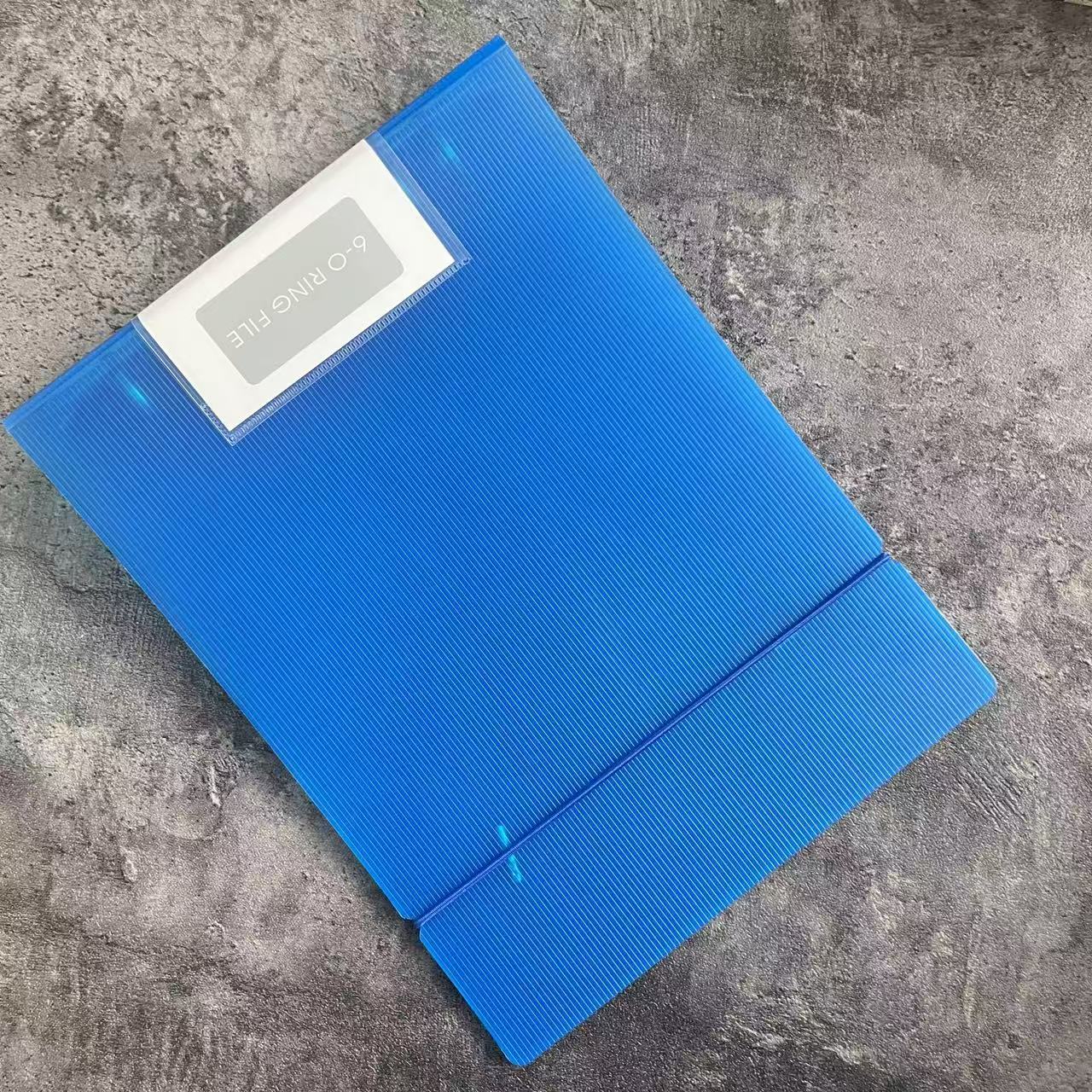 A5 Horizontal Loose-Leaf Binder, Clear Pocket Pages, Transparent Display Folder, Journal Organizer