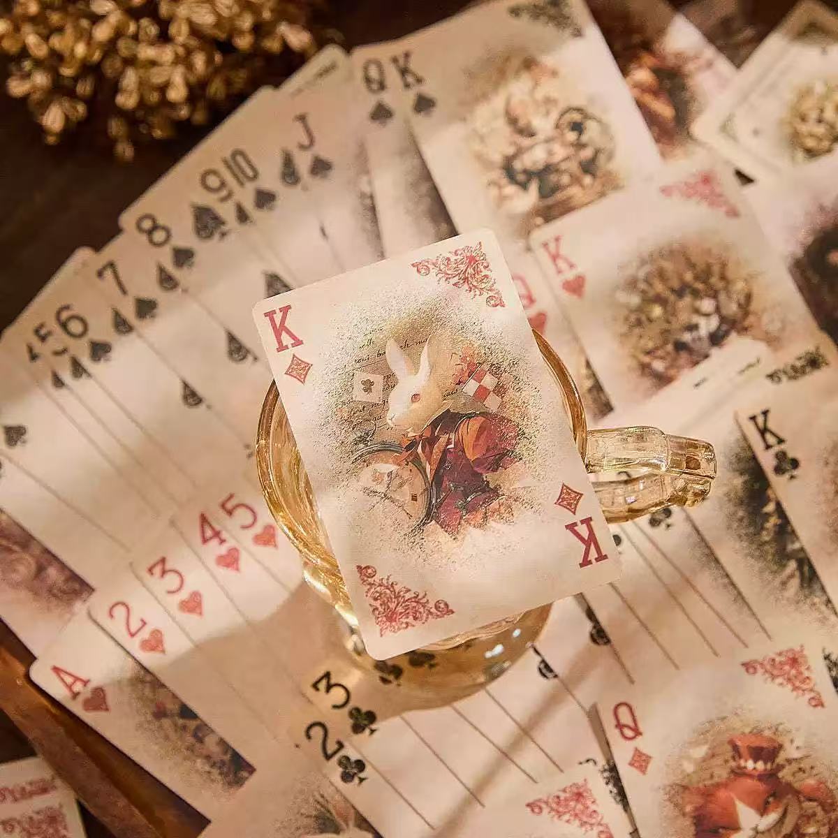Vinatge Alice Playing Cards 2 designs