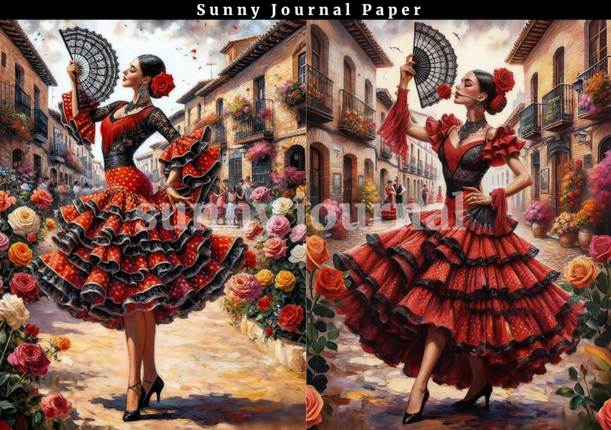 B0042-Girls Collection 20 images A5 paper no repeat