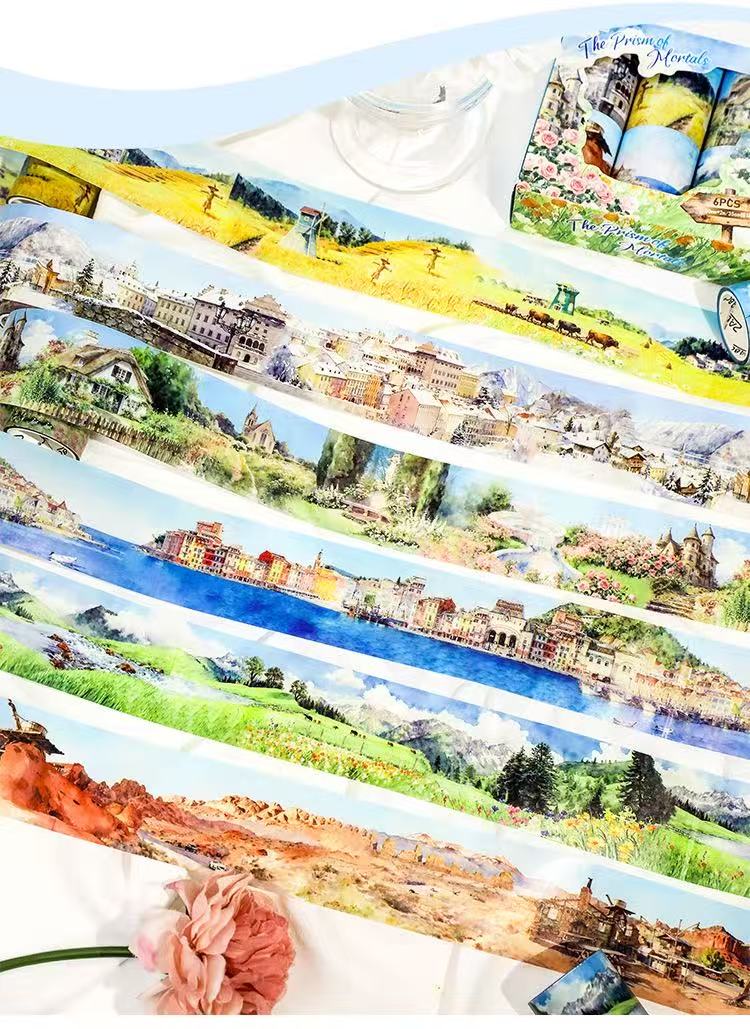 PET Tape Set LandScape 6 pcs rolls