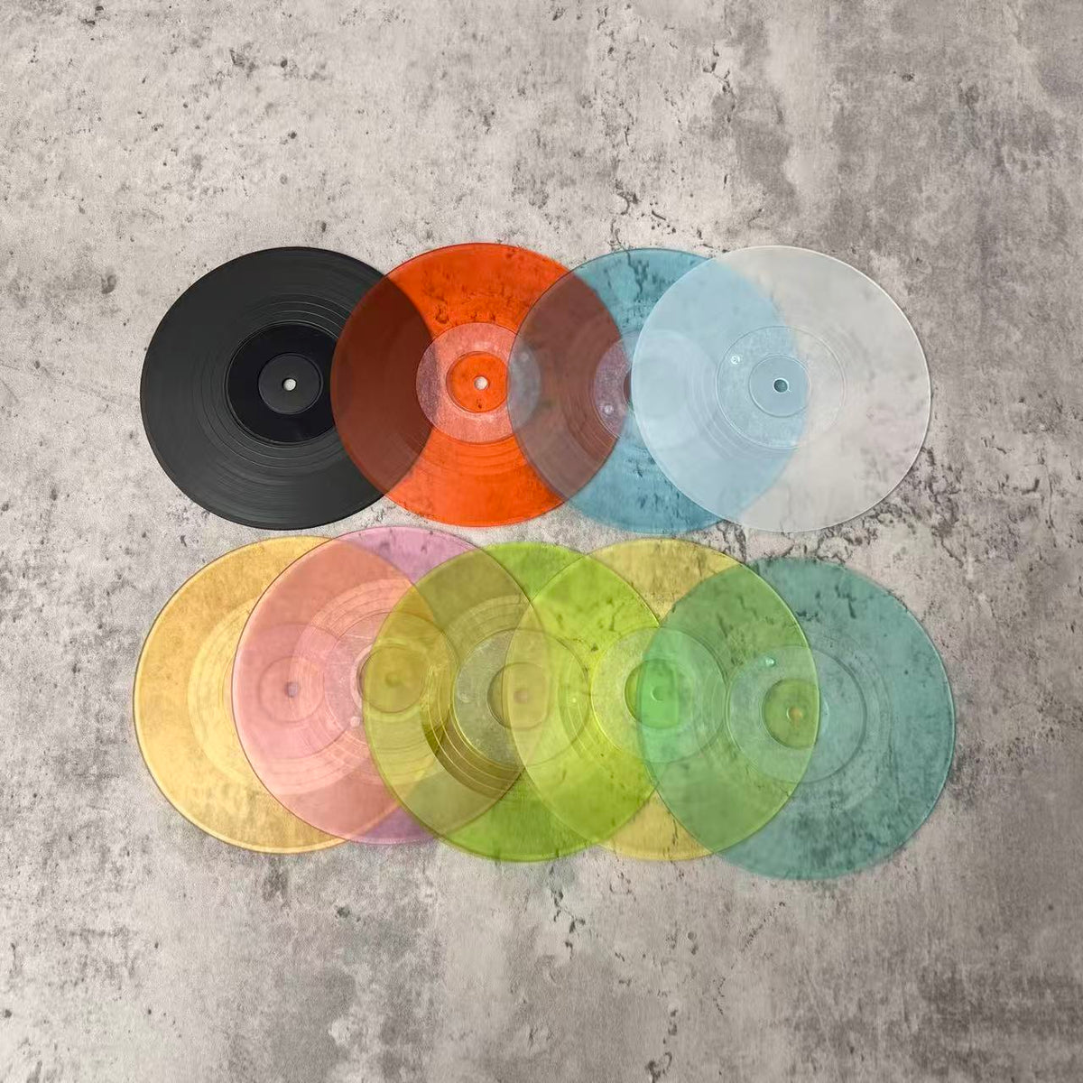Muti-color Round CD ATC cards 10.5cm