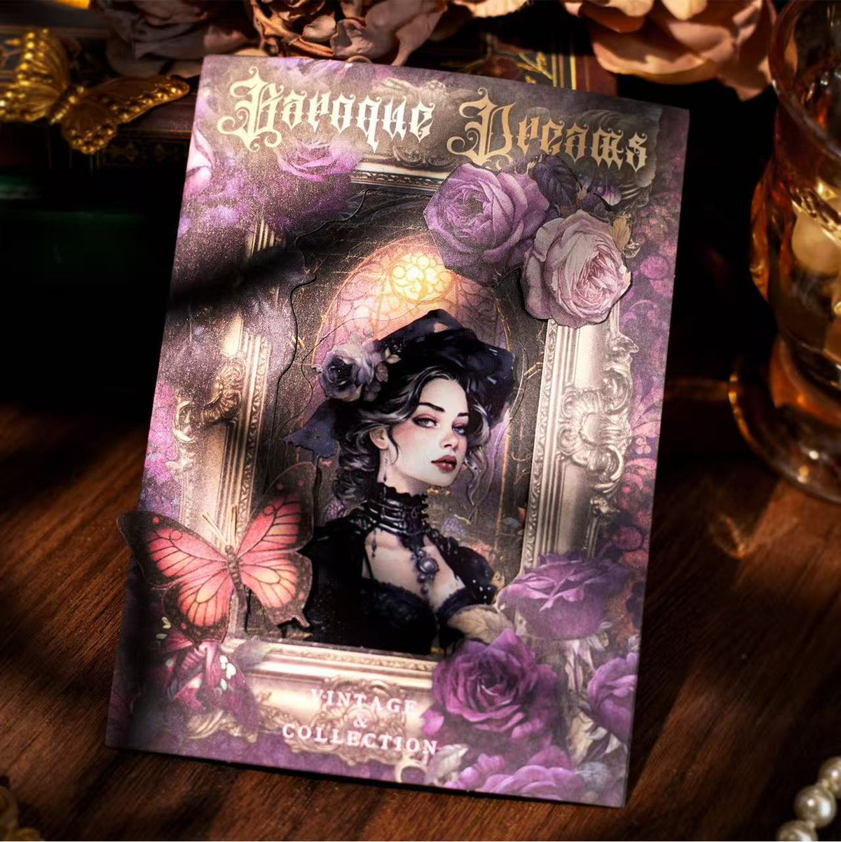 Baroque Dream Series, Vintage Journal Paper 32 Sheets