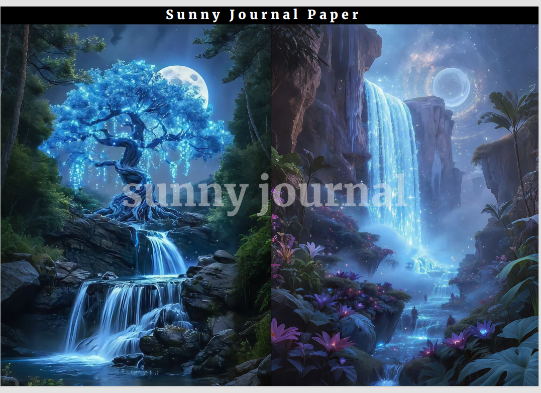 B0001-Fantasy A5 Paper 10 pcs no repeat