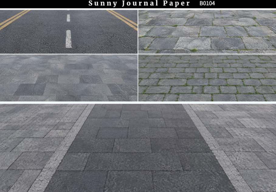 B0104--Multi-Size Ground Horizontal A5 paper 10pcs no repeat