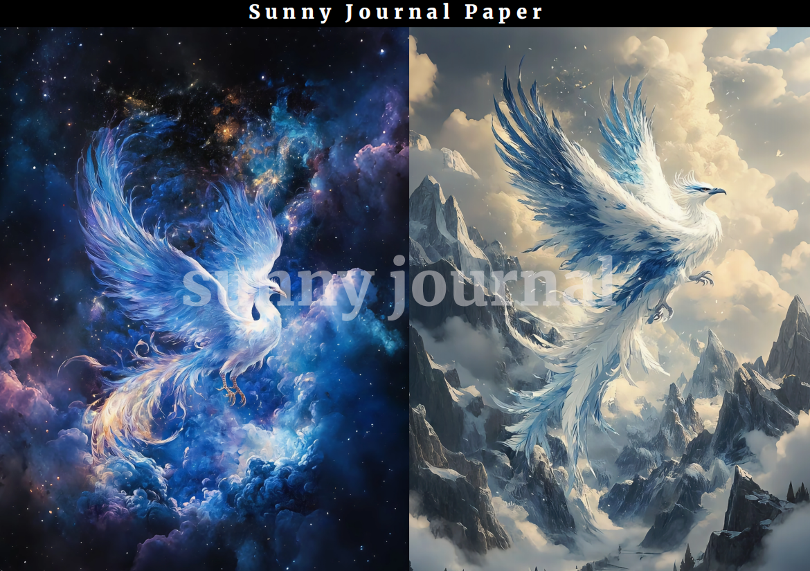 B0011-Phoenix A5 Paper 10 pcs no repeat