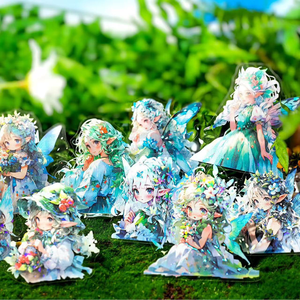 Fairy PET Stickers 10 Sheets Per Pack