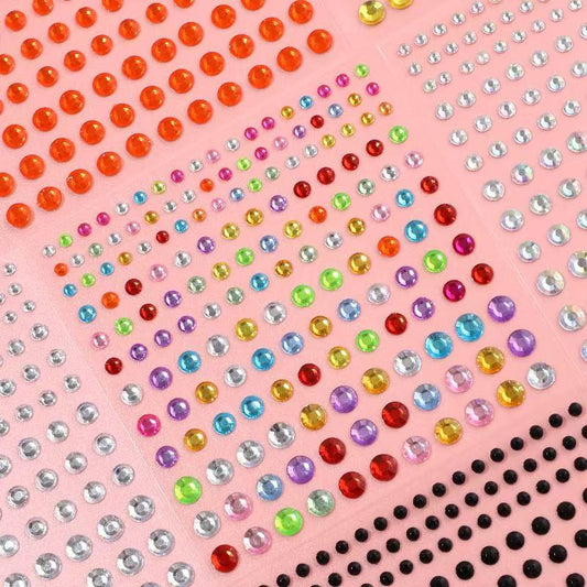 Rhinestone 3D Stickers Gems For Journaling