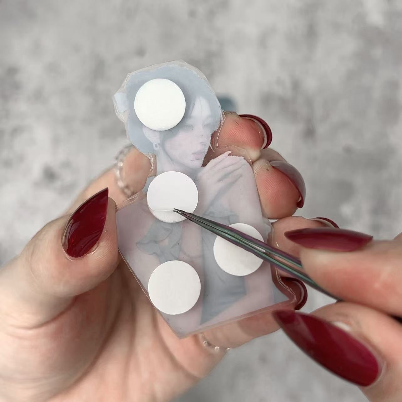 3D Puffy Foam Stickers (Makes the figure pop up fully without showing the background)