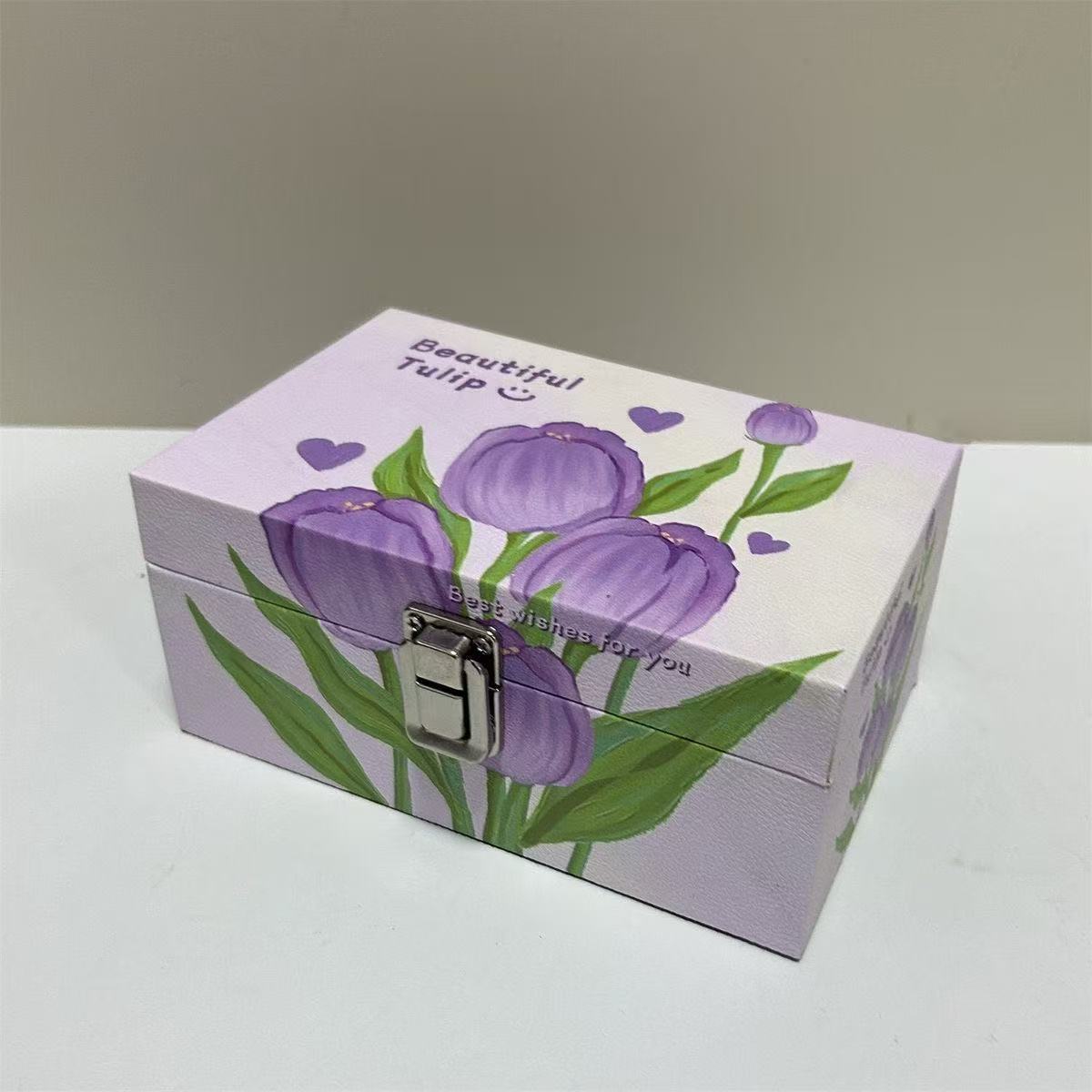 D0015 Flower Wooden Box