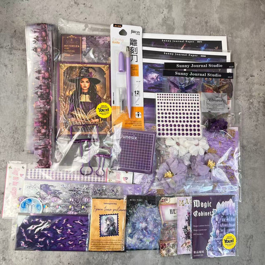 Sunny Pick-Purple Magic Bundle（Beginner Starter Kit for Journaling）