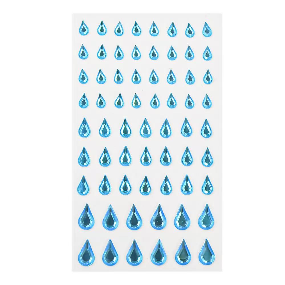 Gothic Tears Water drop 3D Stickers