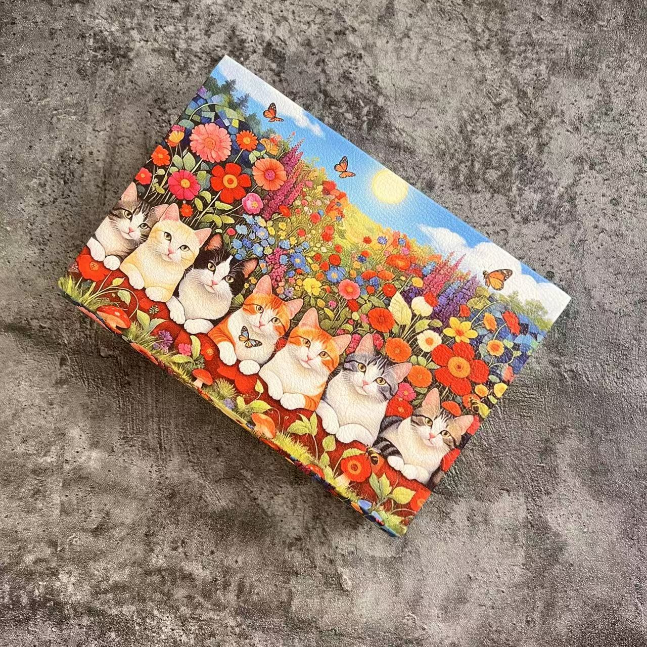 D0027 Kitty Cats Wooden Book Box