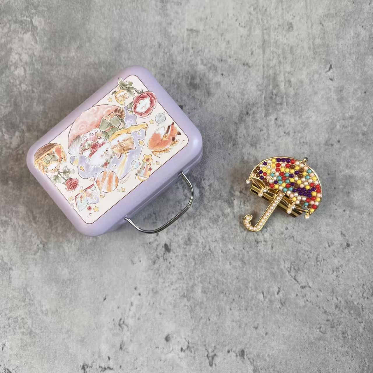 Sunny Handmade Umbrella Journal Clips