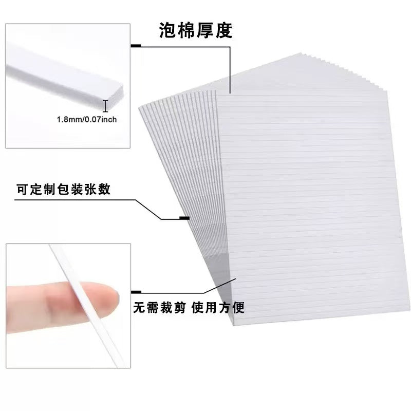 3D Stickers Double-sided foam sponge Adhesive Strips (Makes the figure pop up fully without showing the background)