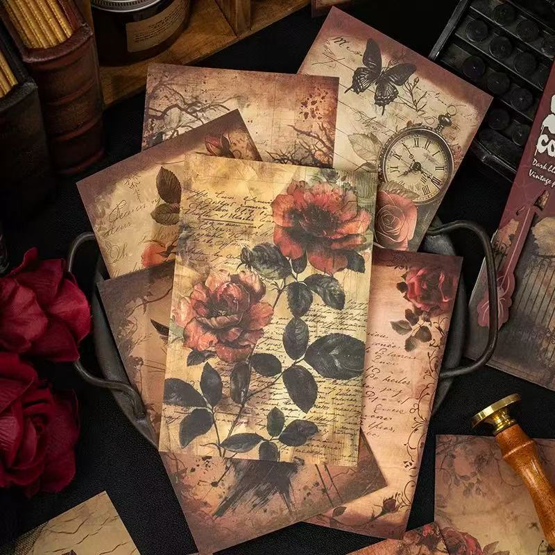 Gothic Background Scrapbook Paper 36 Sheets Per Pack