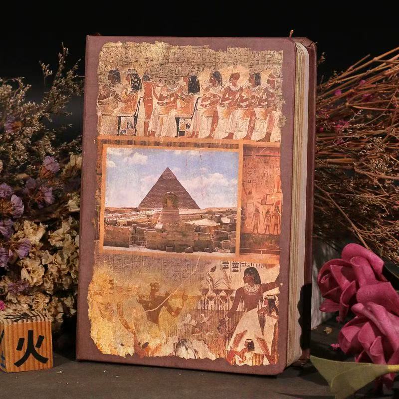 Retro Egyptian-style A5 Journal Paper Books 110 pages