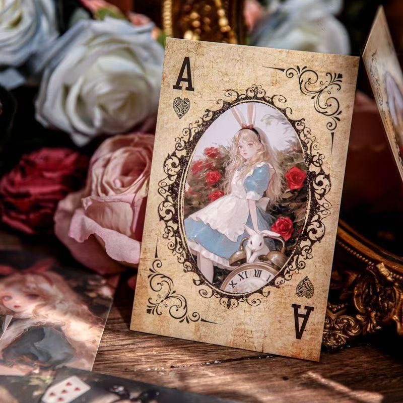 Limitied Edition Alice in Wonderland Postcard 30pcs Journal Gift Box