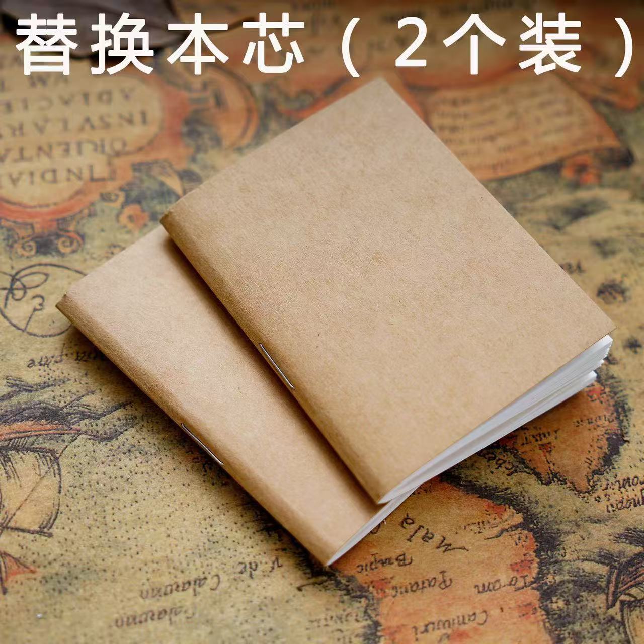 Medium Size Retro Real Leather Journal Book