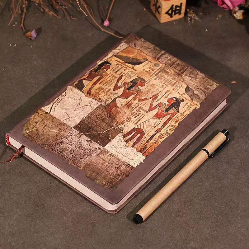 Retro Egyptian-style A5 Journal Paper Books 110 pages