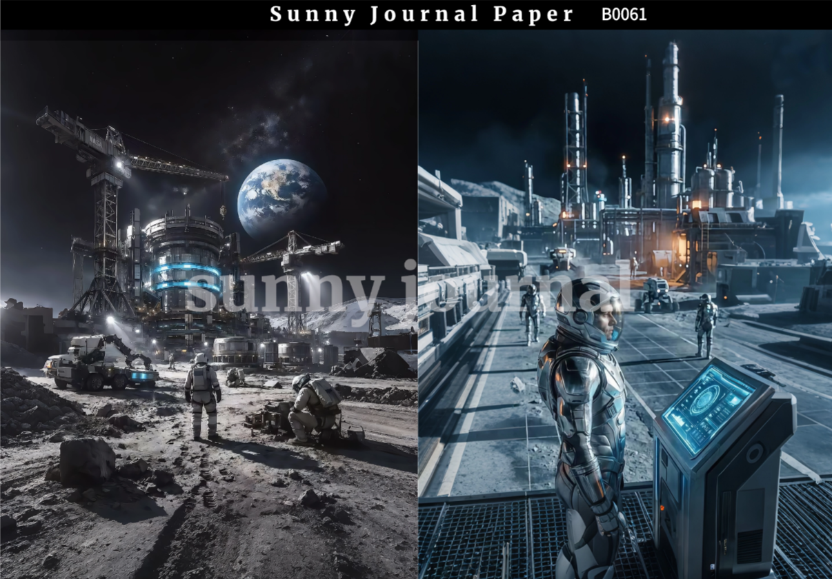 B0061-Second Planet, Outer Space, Cosmic Immigration Paper A5 paper 10pcs no repeat