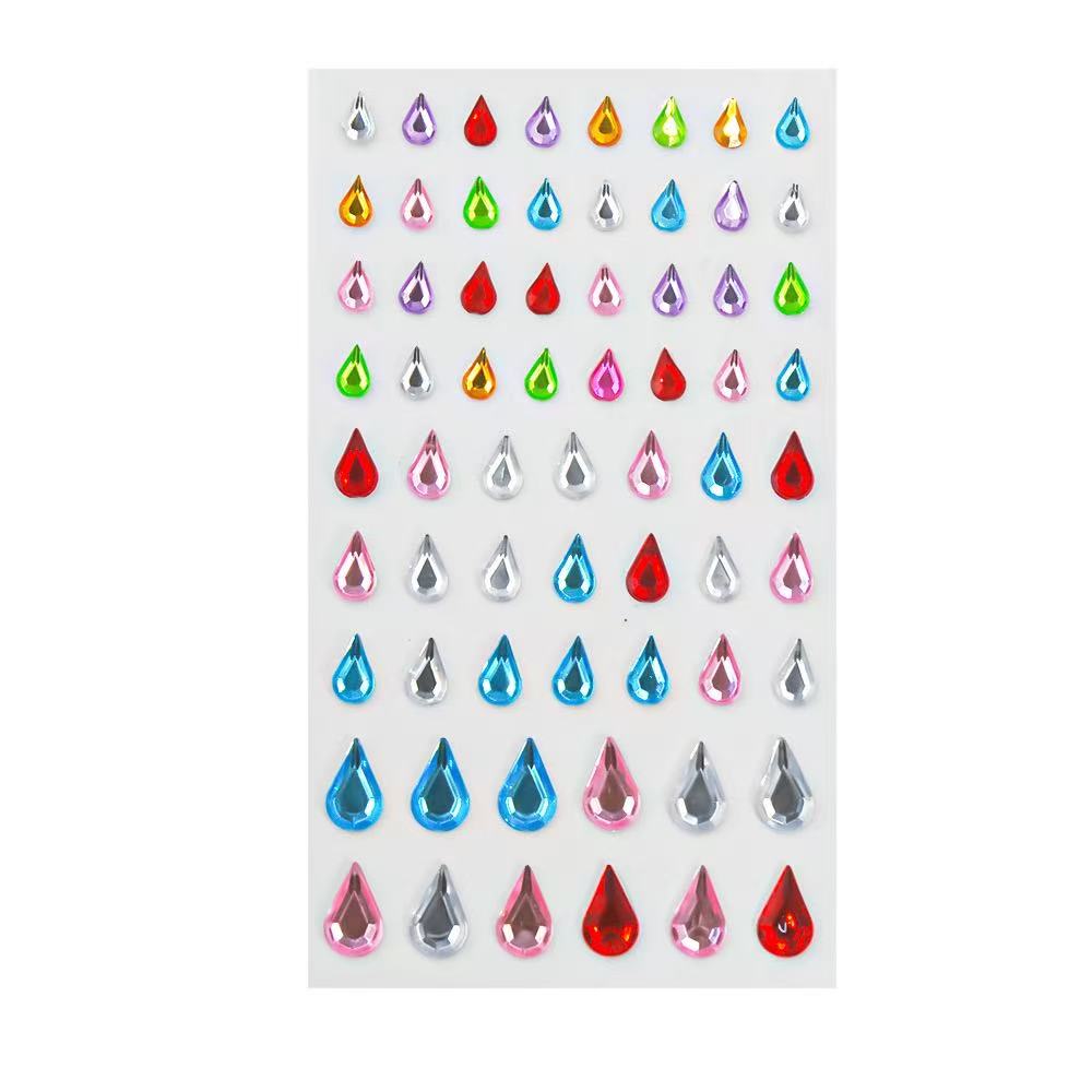 Gothic Tears Water drop 3D Stickers
