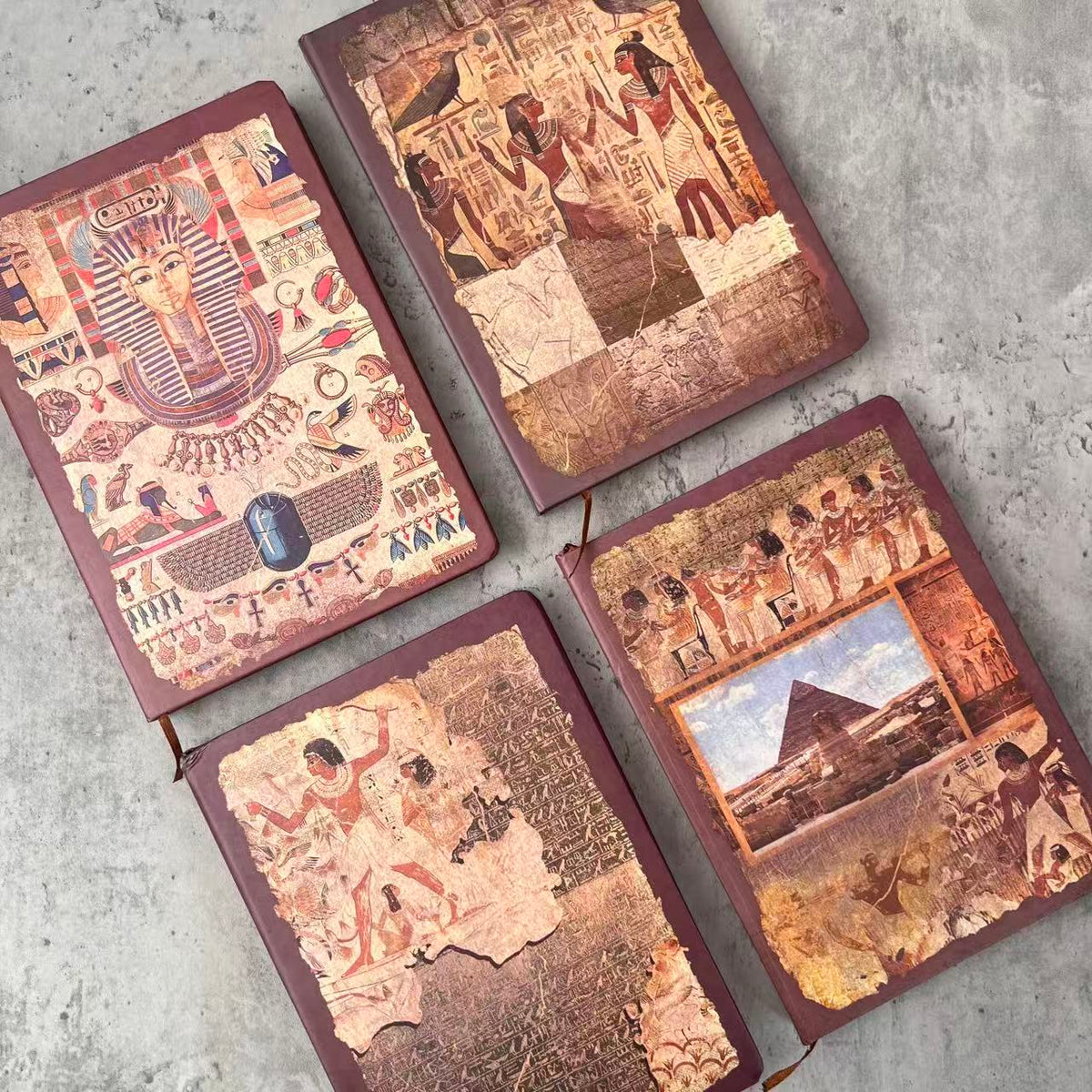 Retro Egyptian-style A5 Journal Paper Books 110 pages