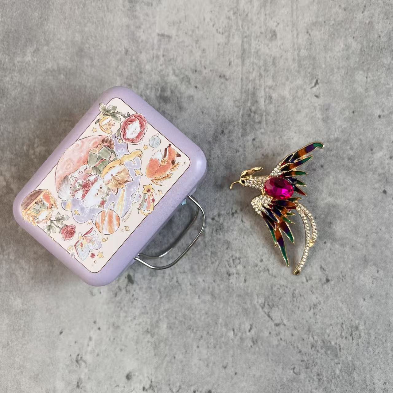 Sunny Handmade Pink Phoenix Journal Clips