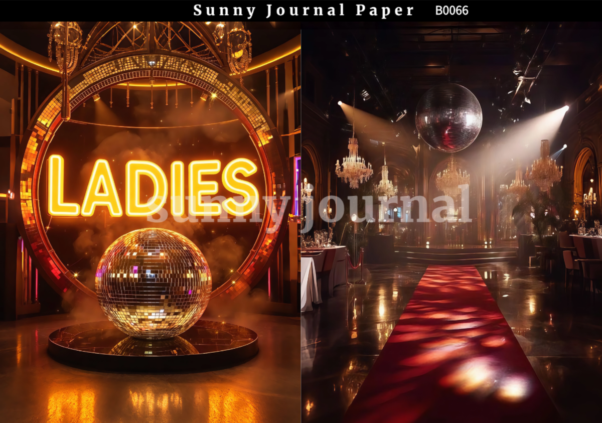 B0066-Luxury Bar Paper A5 paper 10pcs no repeat