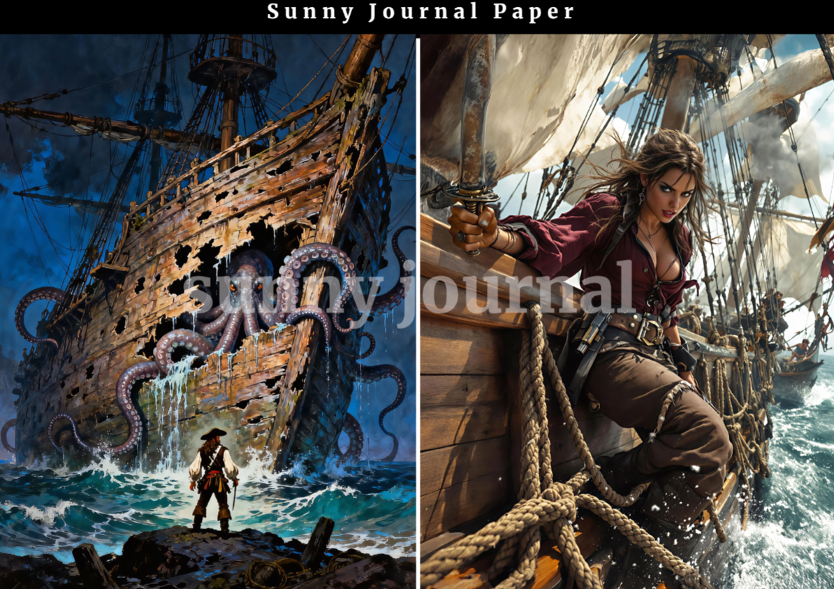 B0035-Maritime Series 10 images A5 paper no repeat
