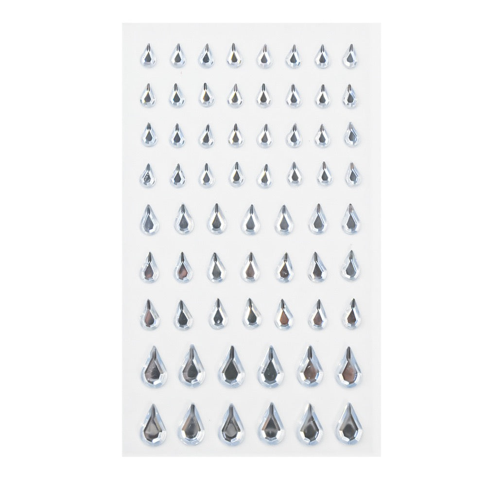 Gothic Tears Water drop 3D Stickers