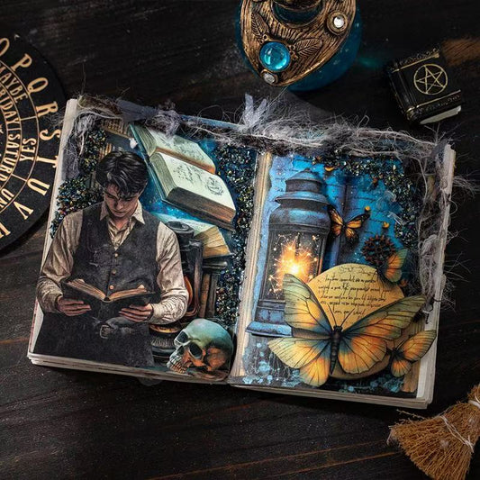 Witch's Magic Book Scrapbook Paper 50 Sheets Per Pack
