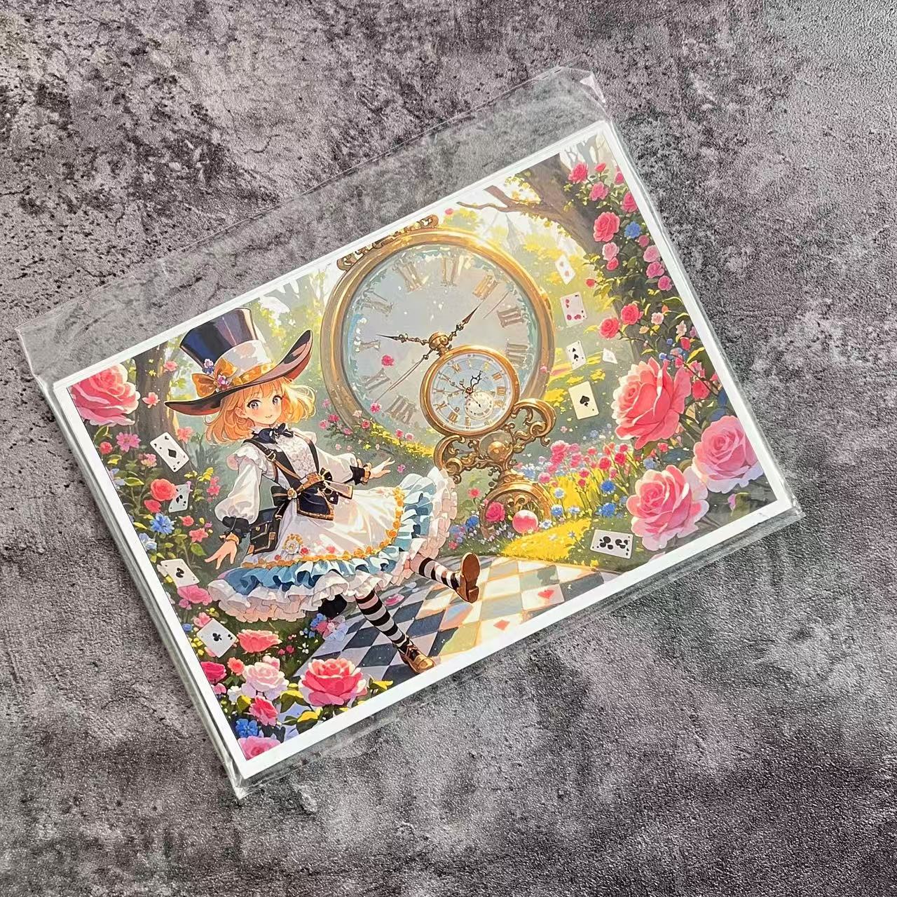 B0054-Alice of Wonderland A5 paper 15pcs no repeat