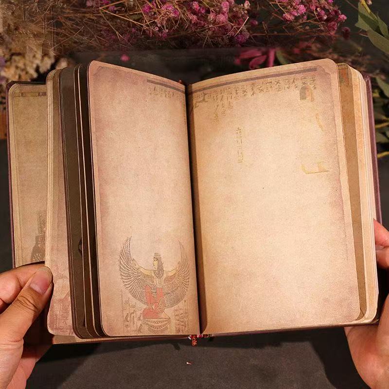 Retro Egyptian-style A5 Journal Paper Books 110 pages