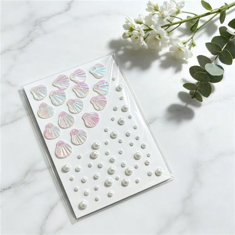 GraIridescent Holographic Acrylic Gem 3D Stickers