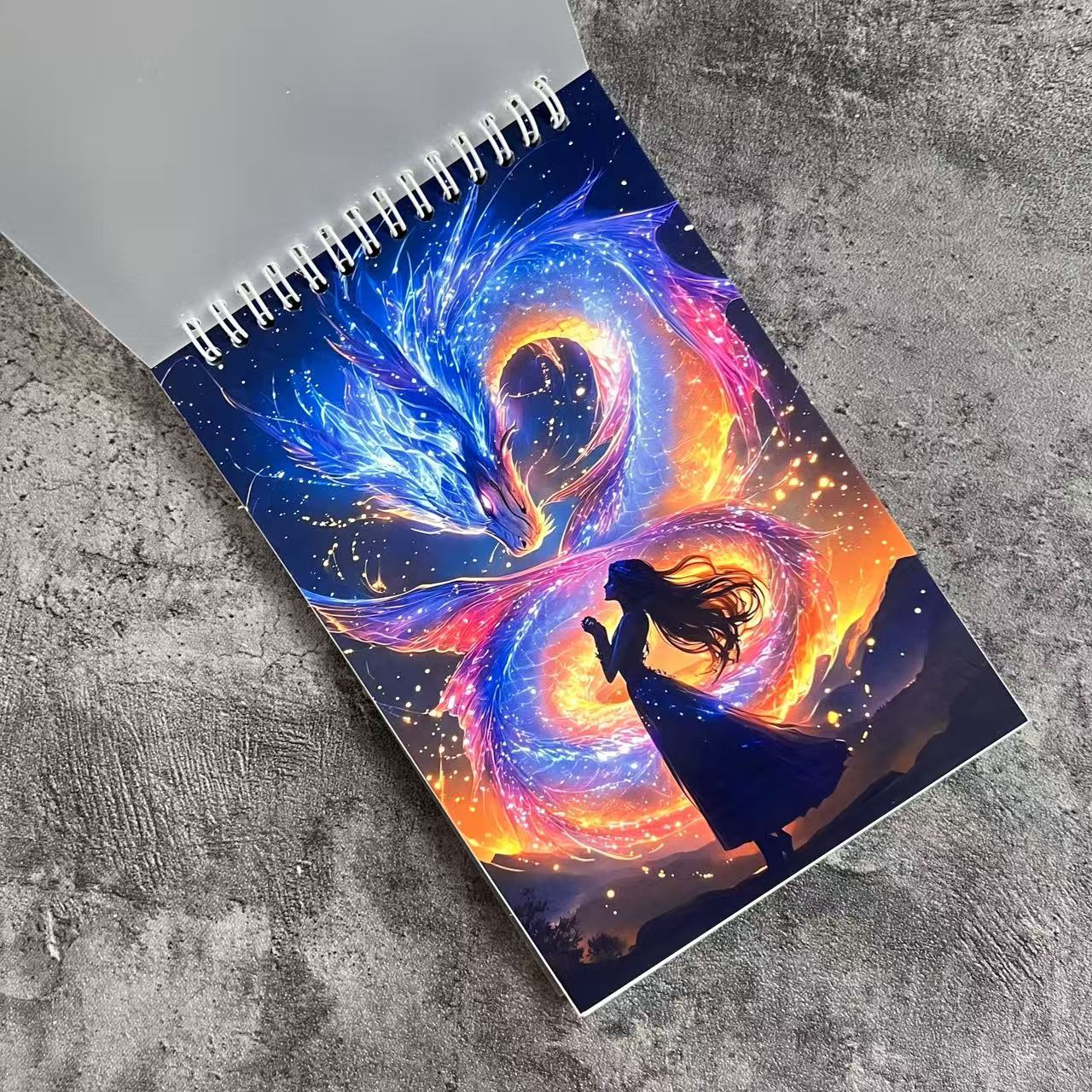 A5 Spiral Journal Notebook - Custom Cover Available with Your Design