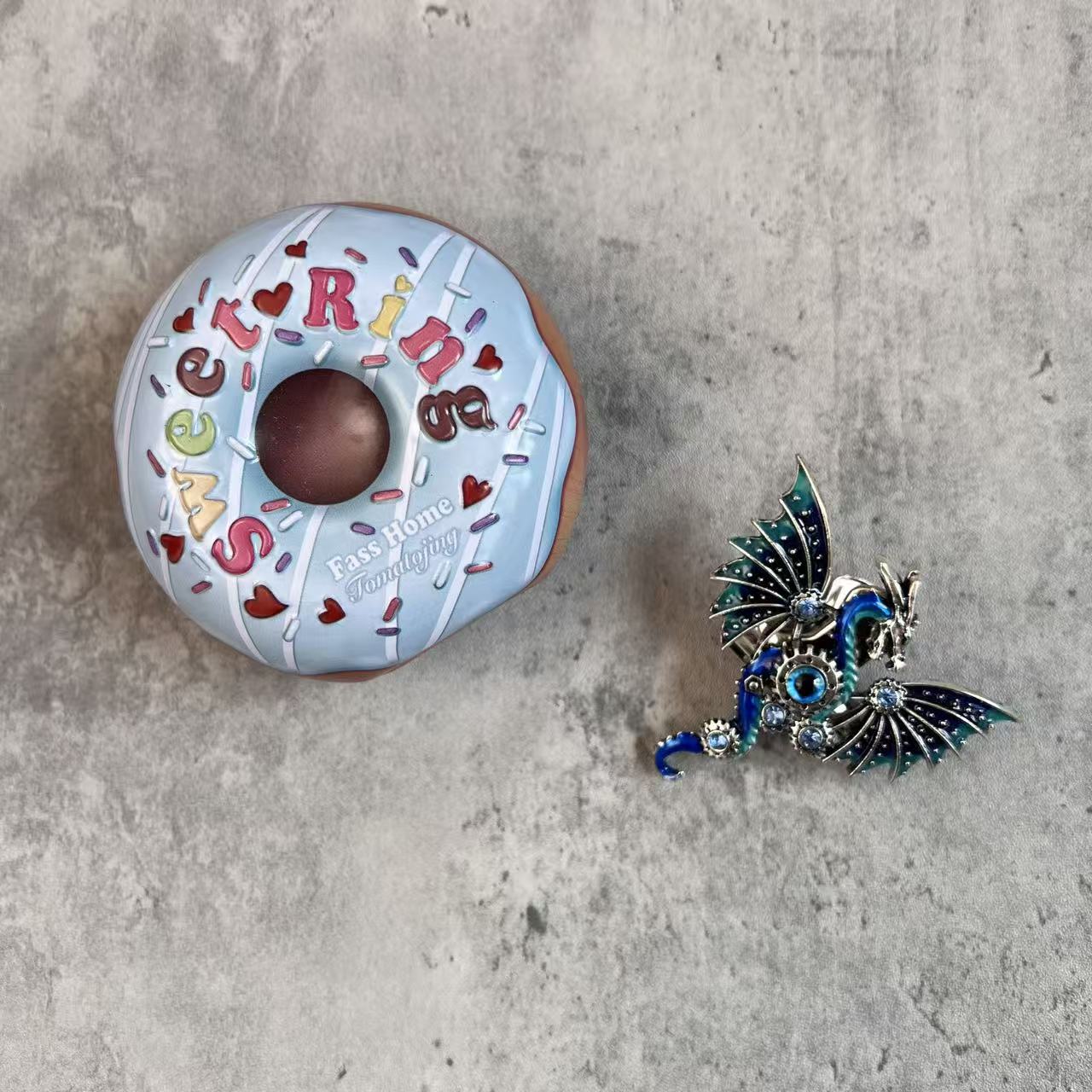 Sunny Handmade Steampunk Dragon Journal Clips