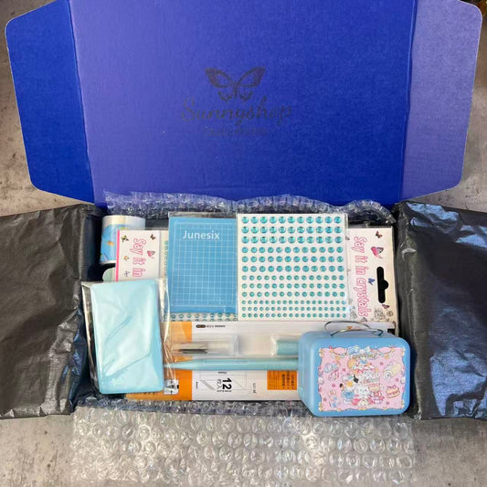 Sunny Pick-Blue Bundle（Beginner Starter Kit for Journaling）