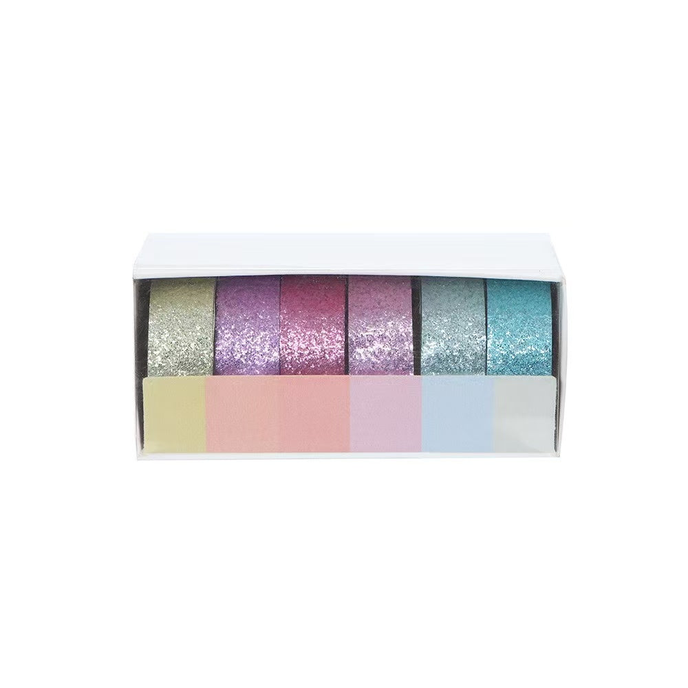 Washi Tape Set Colorful Glitter 6 rolls/10rolls/12rolls