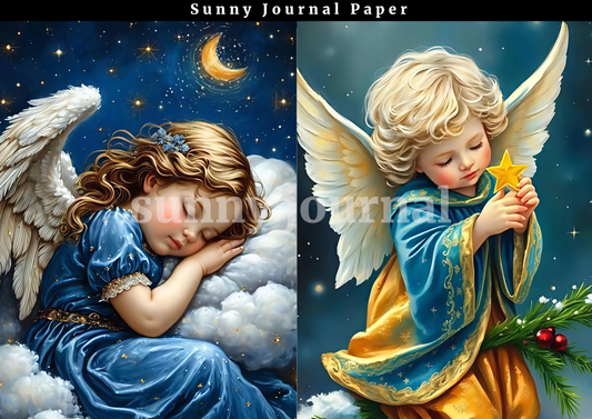 B0031-Holy Christmas 20 images A5 paper no repeat