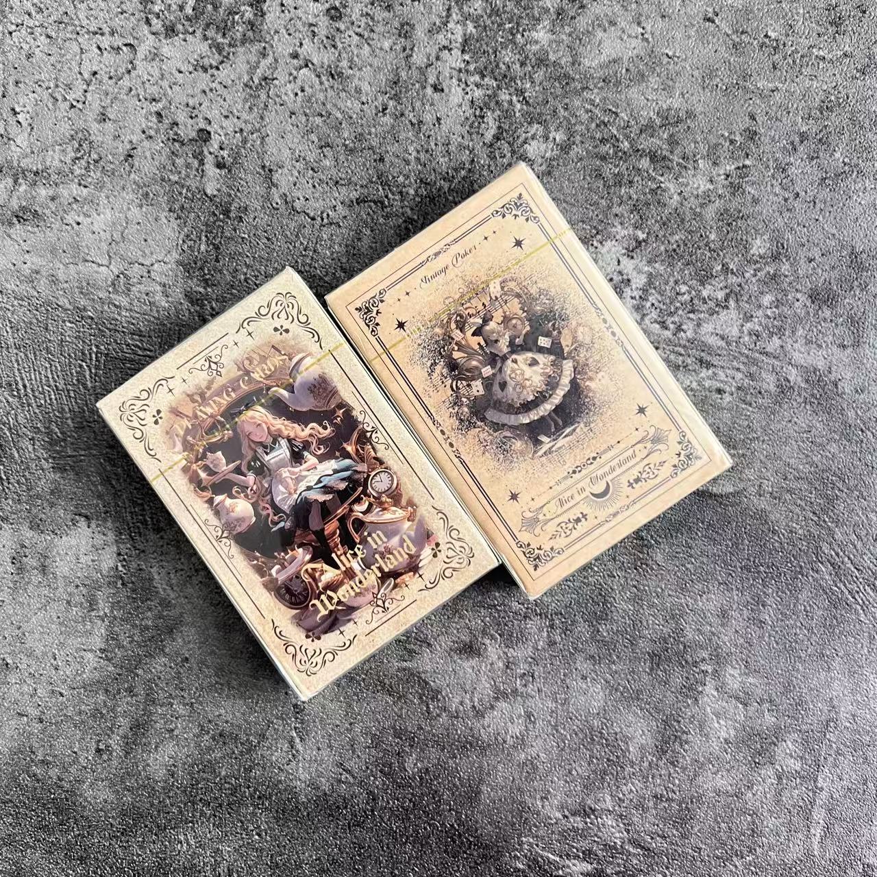 Vinatge Alice Playing Cards 2 designs